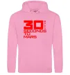 Чоловіча толстовка (худі) 30 seconds to mars logo Рожевий фото