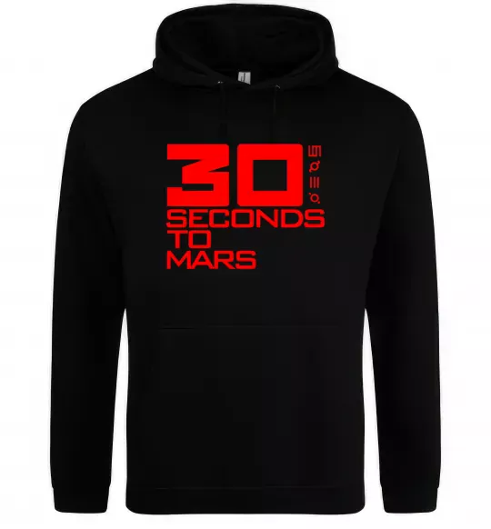Жіноча толстовка (худі) 30 seconds to mars logo Чорний фото