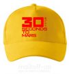 Кепка 30 seconds to mars logo Солнечно желтый фото
