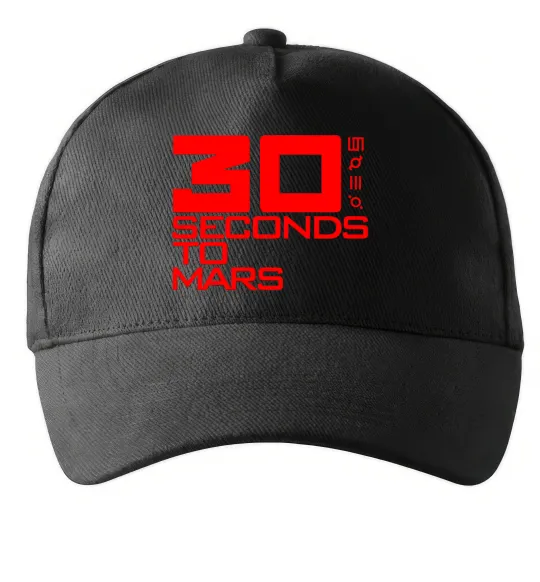 Кепка 30 seconds to mars logo Чорний фото