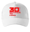 Кепка 30 seconds to mars logo Білий фото