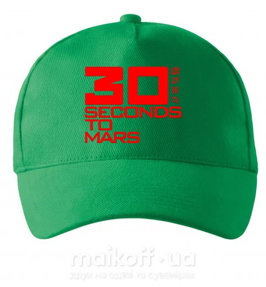 Кепка 30 seconds to mars logo Зеленый фото