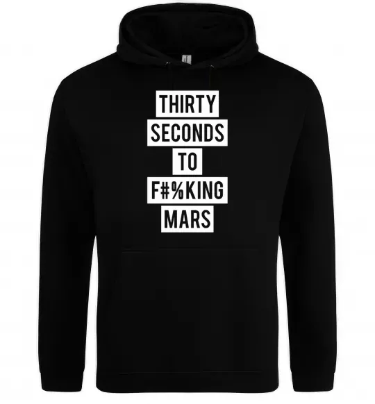 Женская толстовка (худи) Thirty seconds to f mars Черный фото