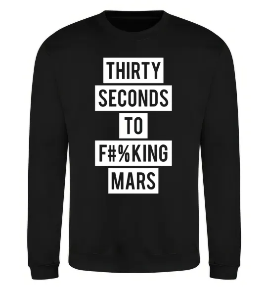 Свитшот Thirty seconds to f mars Черный фото