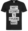 Чоловіча футболка Thirty seconds to f mars Чорний фото