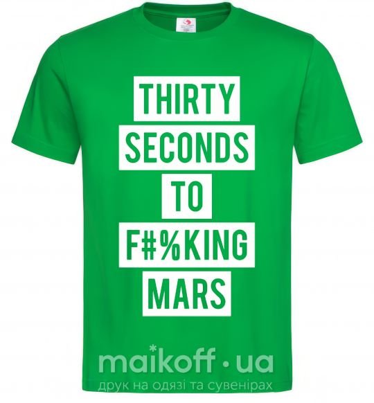Чоловіча футболка Thirty seconds to f mars Зелений фото
