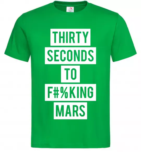 Чоловіча футболка Thirty seconds to f mars Зелений фото