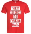 Чоловіча футболка Thirty seconds to f mars Червоний фото