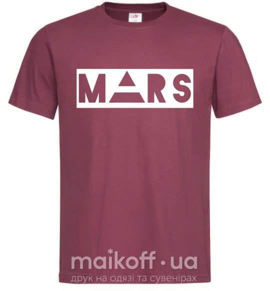 Чоловіча футболка Mars Бордовий фото