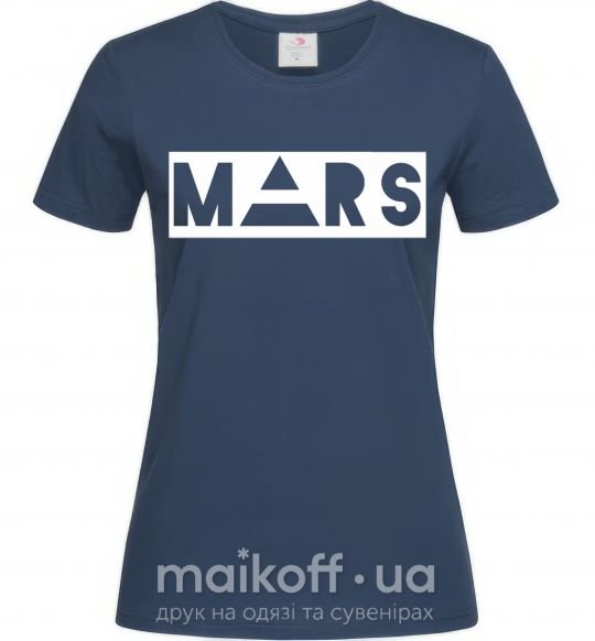 Жіноча футболка Mars Темно-синій фото