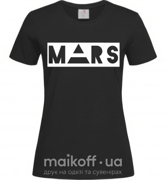 Женская футболка Mars Черный фото