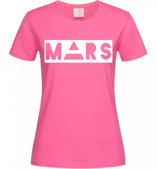 Женская футболка Mars Ярко-розовый фото