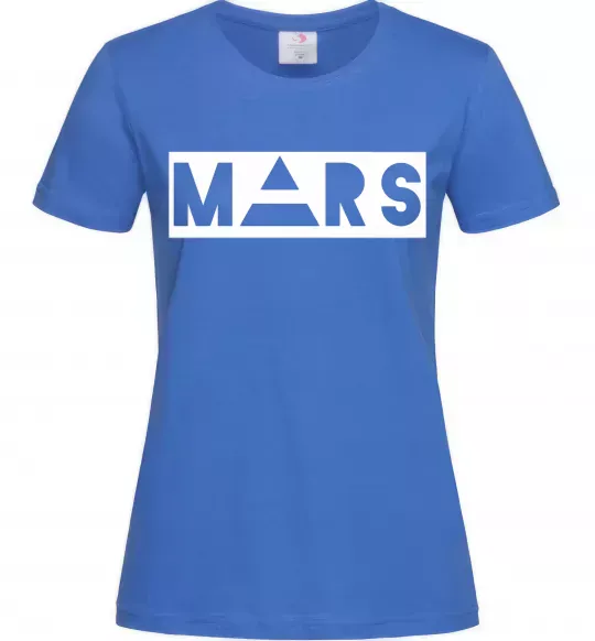 Женская футболка Mars Ярко-синий фото