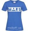 Жіноча футболка Mars Яскраво-синій фото