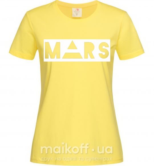 Жіноча футболка Mars Лимонний фото
