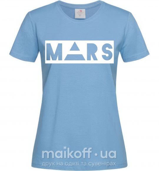 Жіноча футболка Mars Блакитний фото