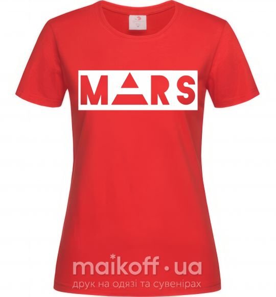 Женская футболка Mars Красный фото