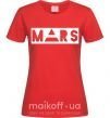 Жіноча футболка Mars Червоний фото