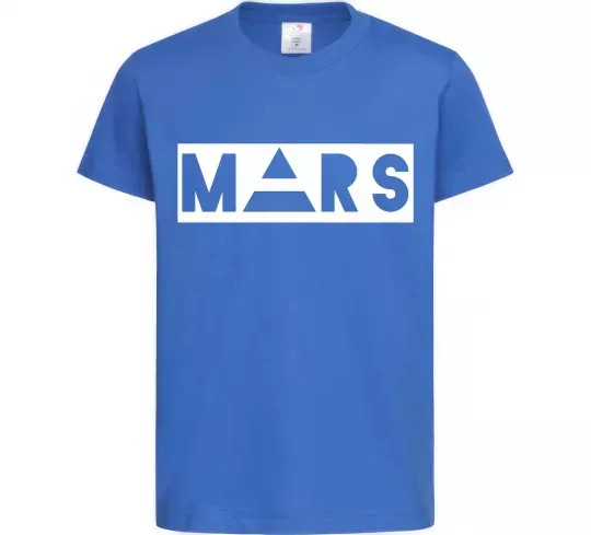 Дитяча футболка Mars Яскраво-синій фото