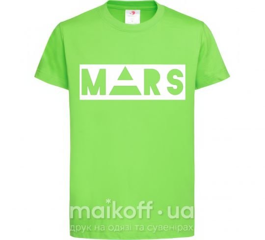 Дитяча футболка Mars Лаймовий фото
