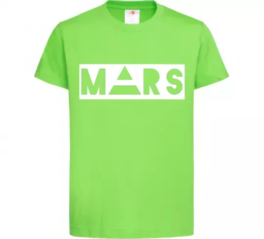 Дитяча футболка Mars Лаймовий фото