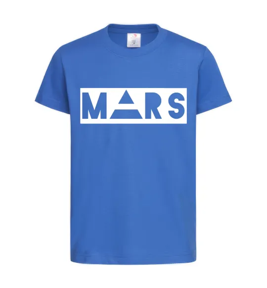 Детская футболка Mars Ярко-синий фото