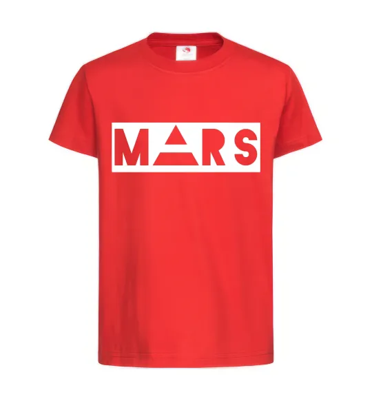 Детская футболка Mars Красный фото