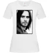 Женская футболка Jared Leto ч/б Белый Женская футболка Jared Leto ч/б Белый фото
