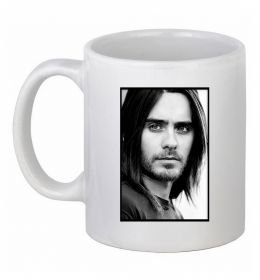 Чашка керамічна Jared Leto ч/б Чашка керамічна Jared Leto ч/б
