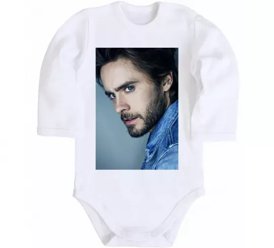 Дитячий бодік Jared Leto photo Білий фото