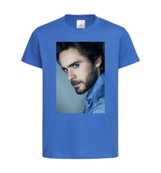 Детская футболка Jared Leto photo Ярко-синий фото