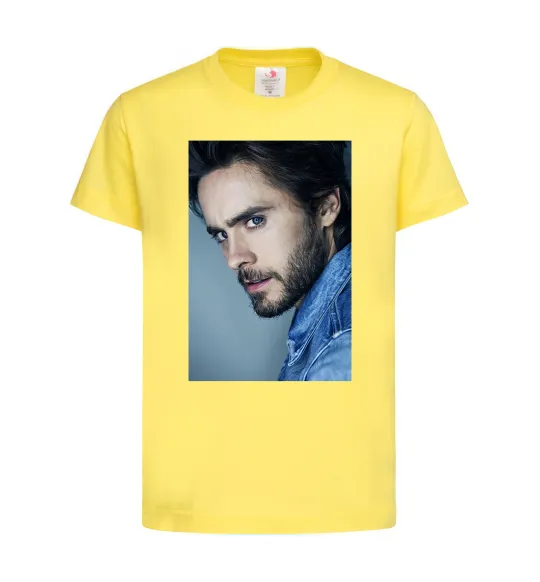 Детская футболка Jared Leto photo Лимонный фото