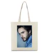 Эко-сумка Jared Leto photo Бежевый Эко-сумка Jared Leto photo Бежевый фото