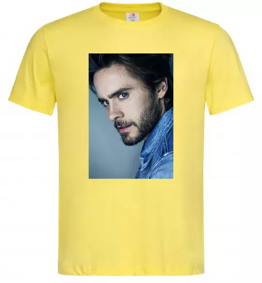 Чоловіча футболка Jared Leto photo Лимонний фото