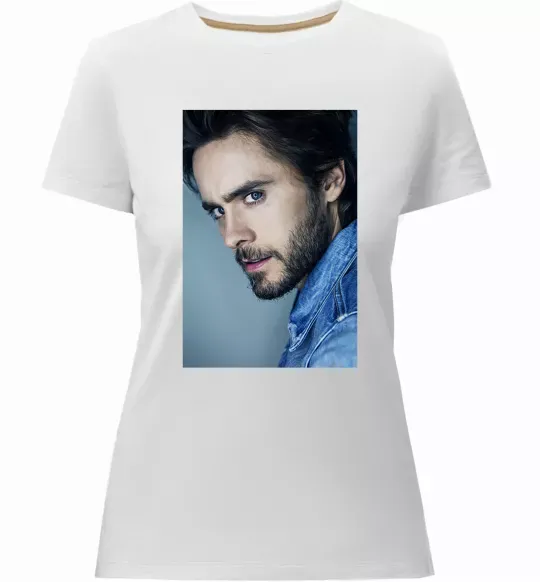 Женская премиум футболка Jared Leto photo Белый фото