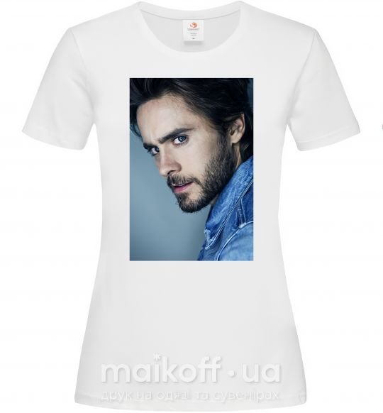 Женская футболка Jared Leto photo Белый фото