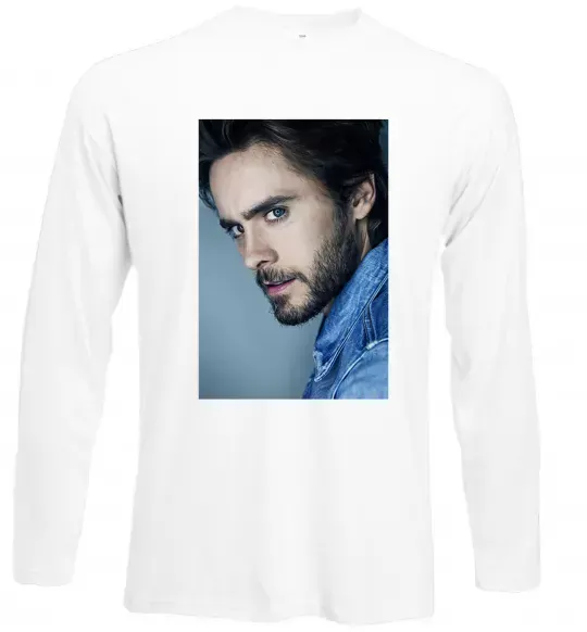 Лонгслив Jared Leto photo Белый фото