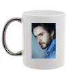 Чашка с цветной ручкой Jared Leto photo Серебро фото