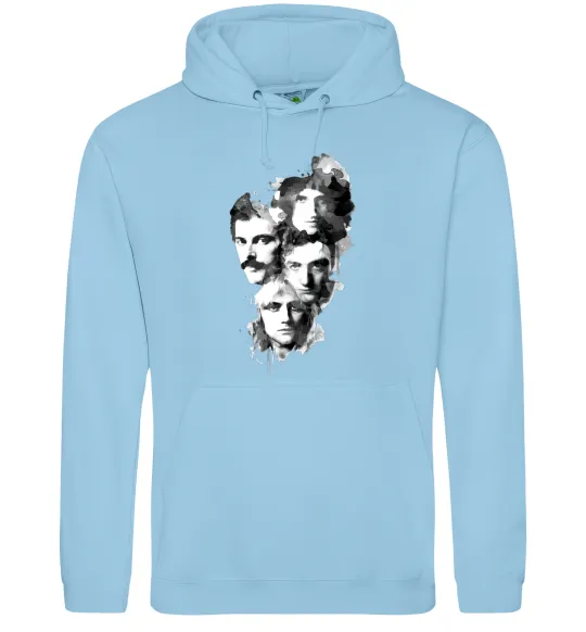 Чоловіча толстовка (худі) Queen forever Блакитний фото