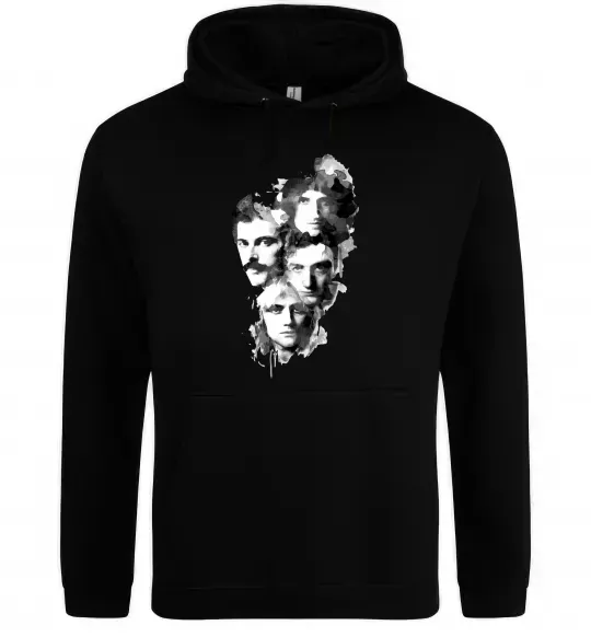 Женская толстовка (худи) Queen forever Черный фото