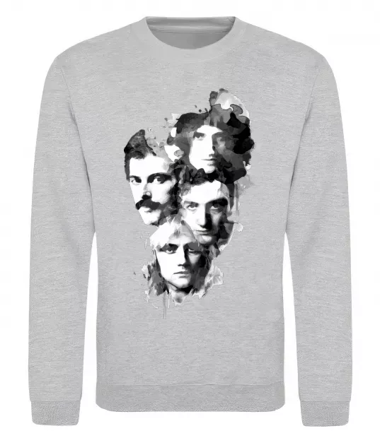 Свитшот Queen forever Серый меланж фото