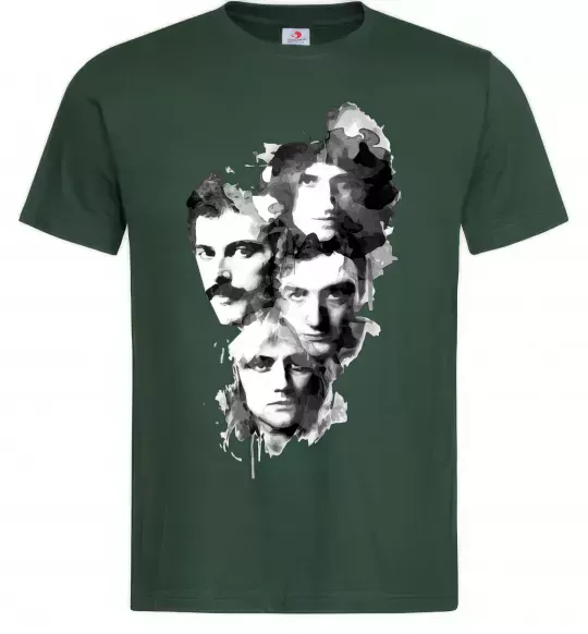 Мужская футболка Queen forever Темно-зеленый фото