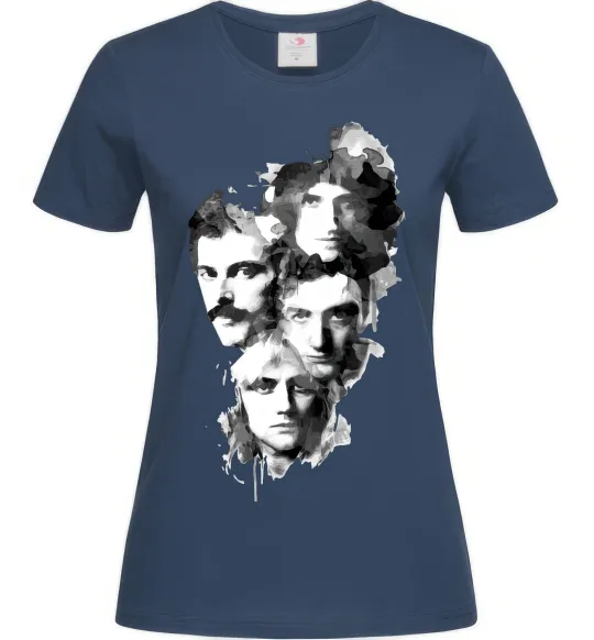 Жіноча футболка Queen forever Темно-синій фото