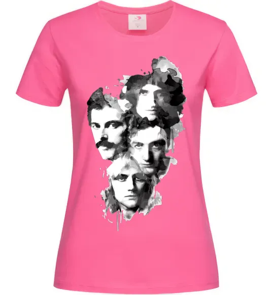 Жіноча футболка Queen forever Яскраво-рожевий фото