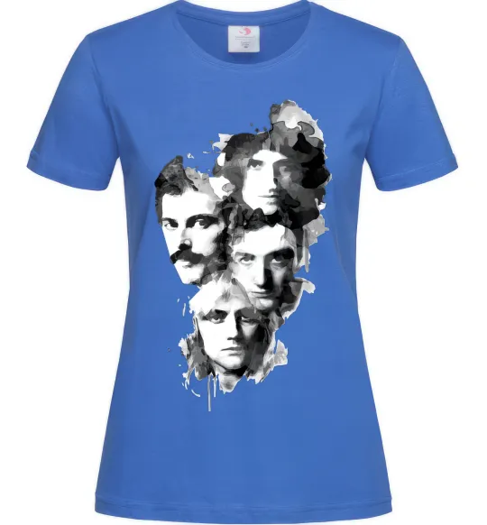 Жіноча футболка Queen forever Яскраво-синій фото