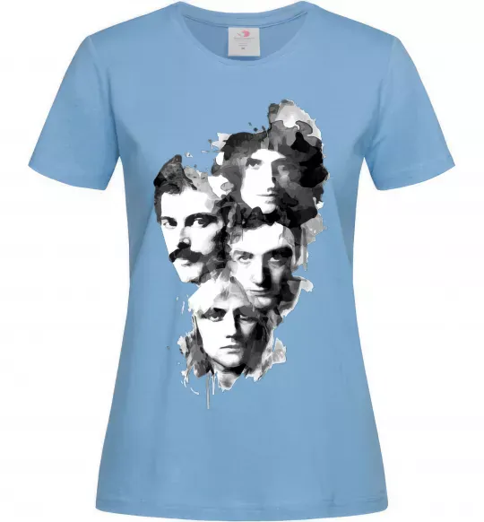 Жіноча футболка Queen forever Блакитний фото