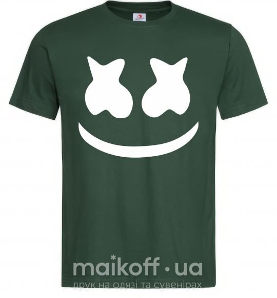 Мужская футболка Marshmello Темно-зеленый фото