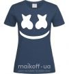 Женская футболка Marshmello Темно-синий фото
