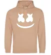 Женская толстовка (худи) Marshmello Песочный фото