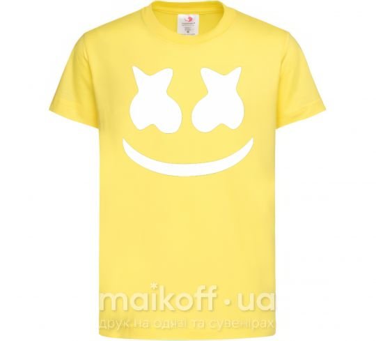 Дитяча футболка Marshmello Лимонний фото